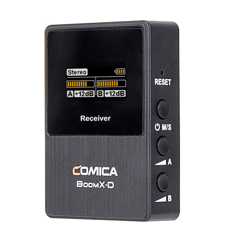 COMICA コミカ BoomX-D D2 ワイヤレスカメラマイク ビデオマイク 2.4G無線 2台送信機 1台受信機セット 国内正規品